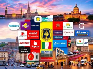 Colaj cu francize populare din România pentru 2025.