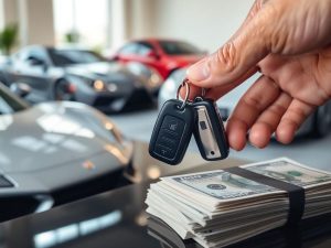 Mașini, chei, bani, succes, franciză auto profitabilă.