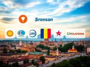 Branduri internaționale pe harta României